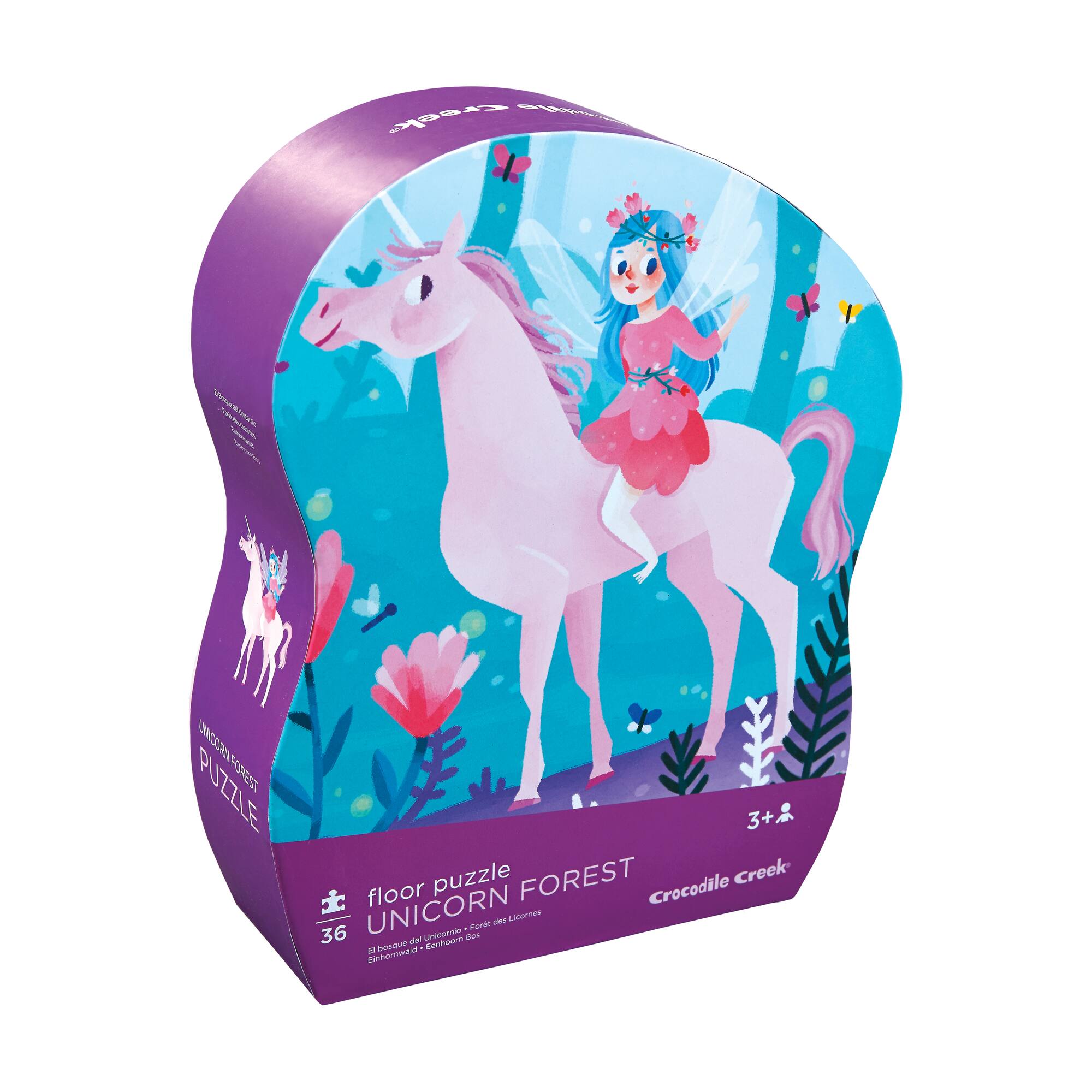 Crocodile Creek® Unicorn Forest 36 Piece Floor Puzzle